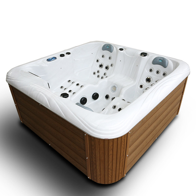 Jacuzzi na zewnątrz Acrylic Massage Spa Wanny dla 4 osób do relaksującej hydroterapii